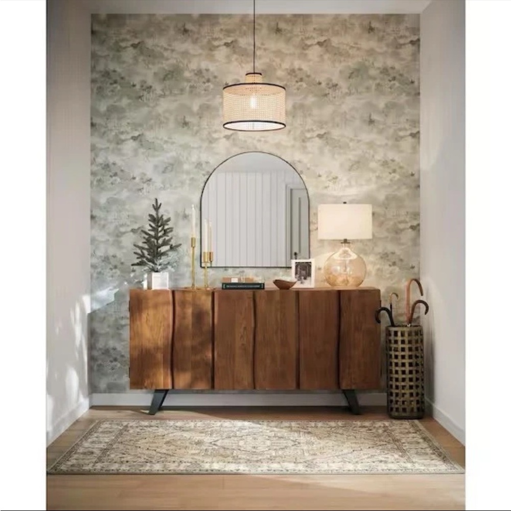 3 Drew & Jonathan Scott Living Nara Toile Sage Wallpaper Rolls